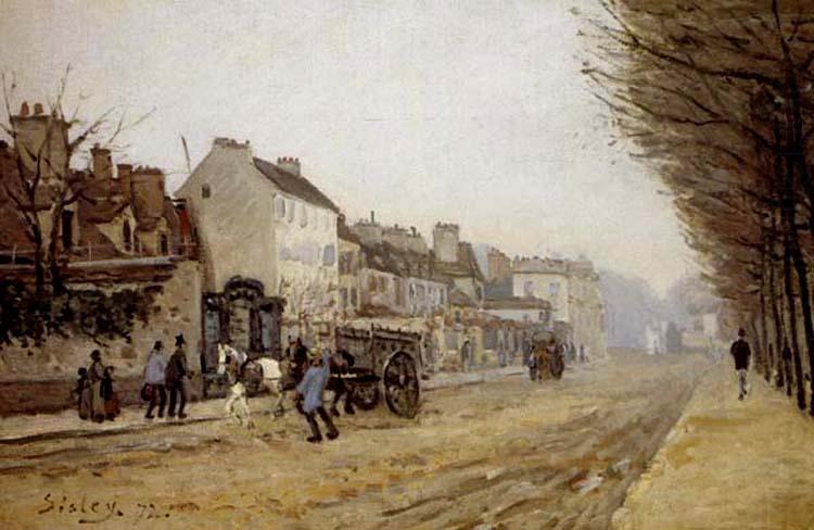 Boulevard Heloise,Argenteuil, Alfred Sisley
